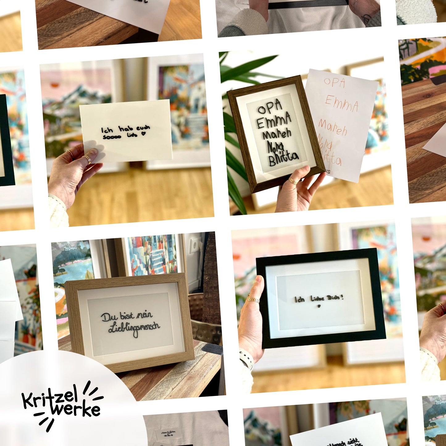 Individuelles Kritzelwerk